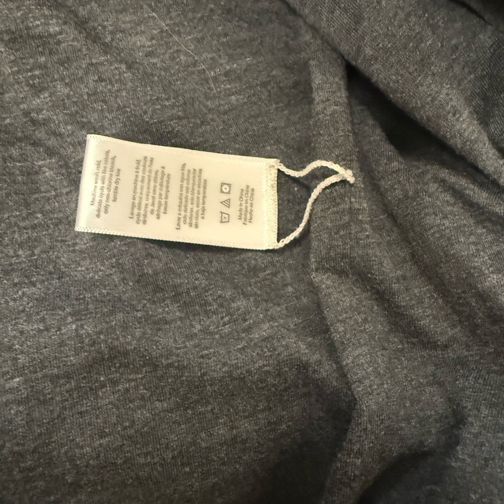 Lunya L-XL NWT (see desc) “Restore” double faces Gray Quilted coat/robe - Picture 11 of 16